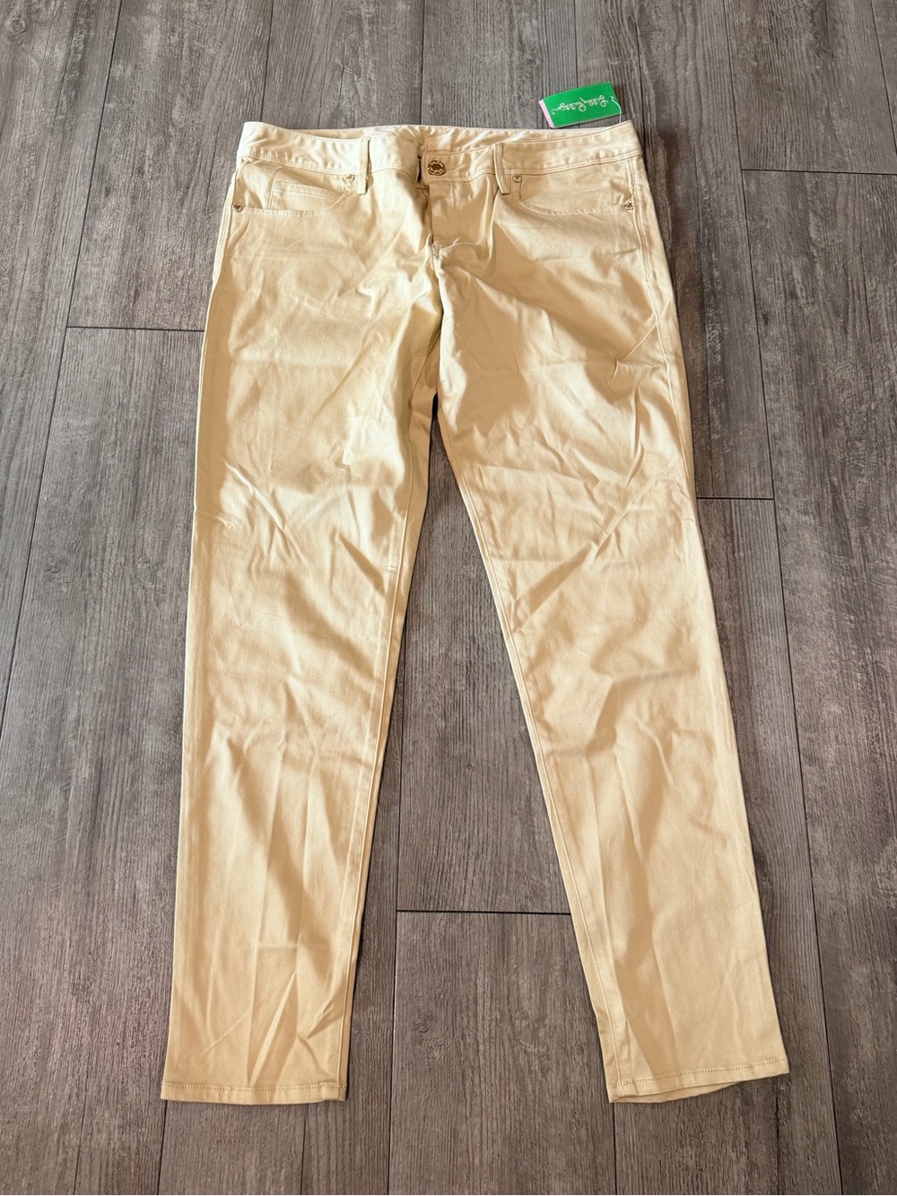 Lilly Pulitzer Women's Cream Skinny Jeans